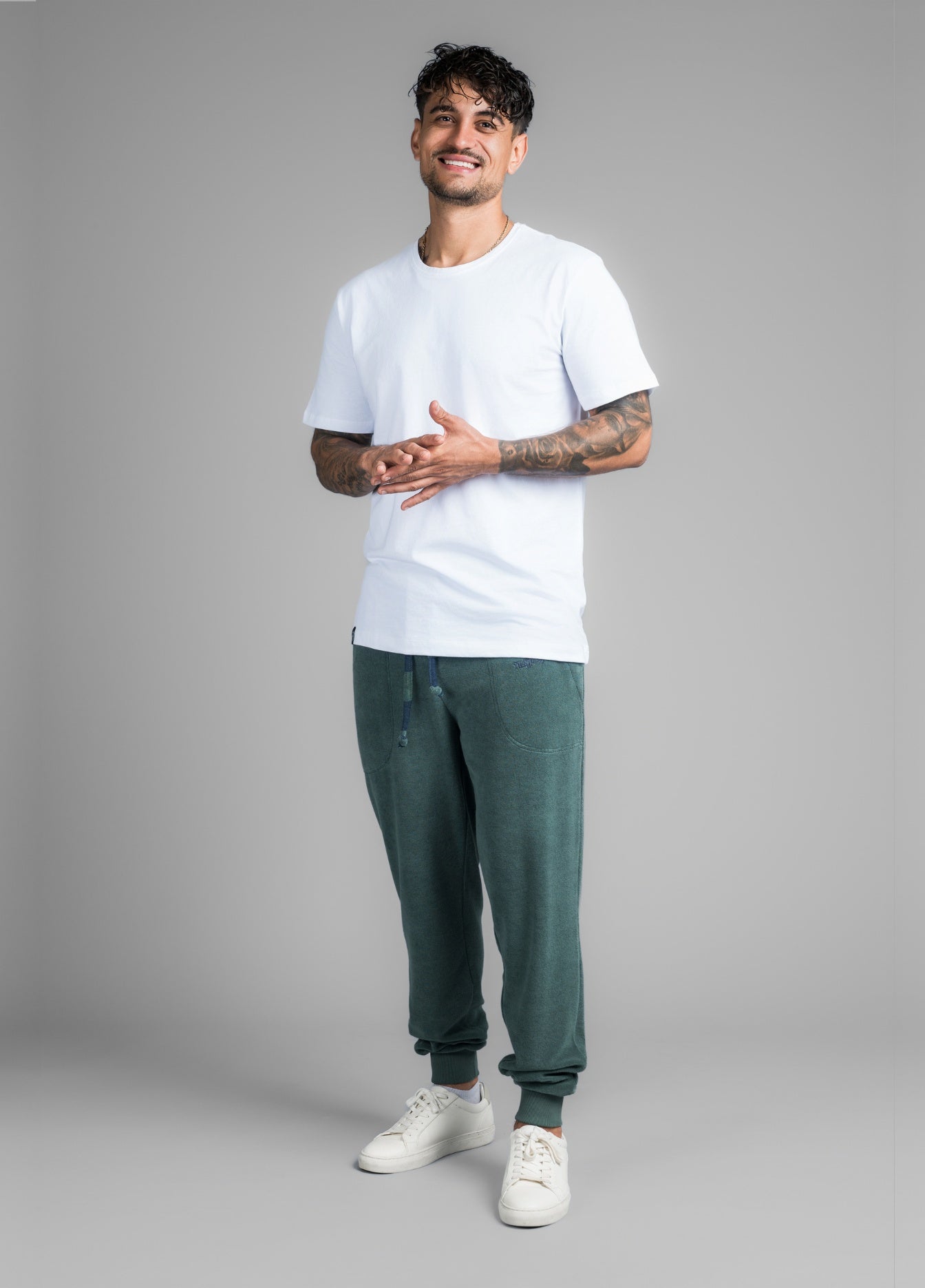 MALLARD GREEN TOWEL PANTS