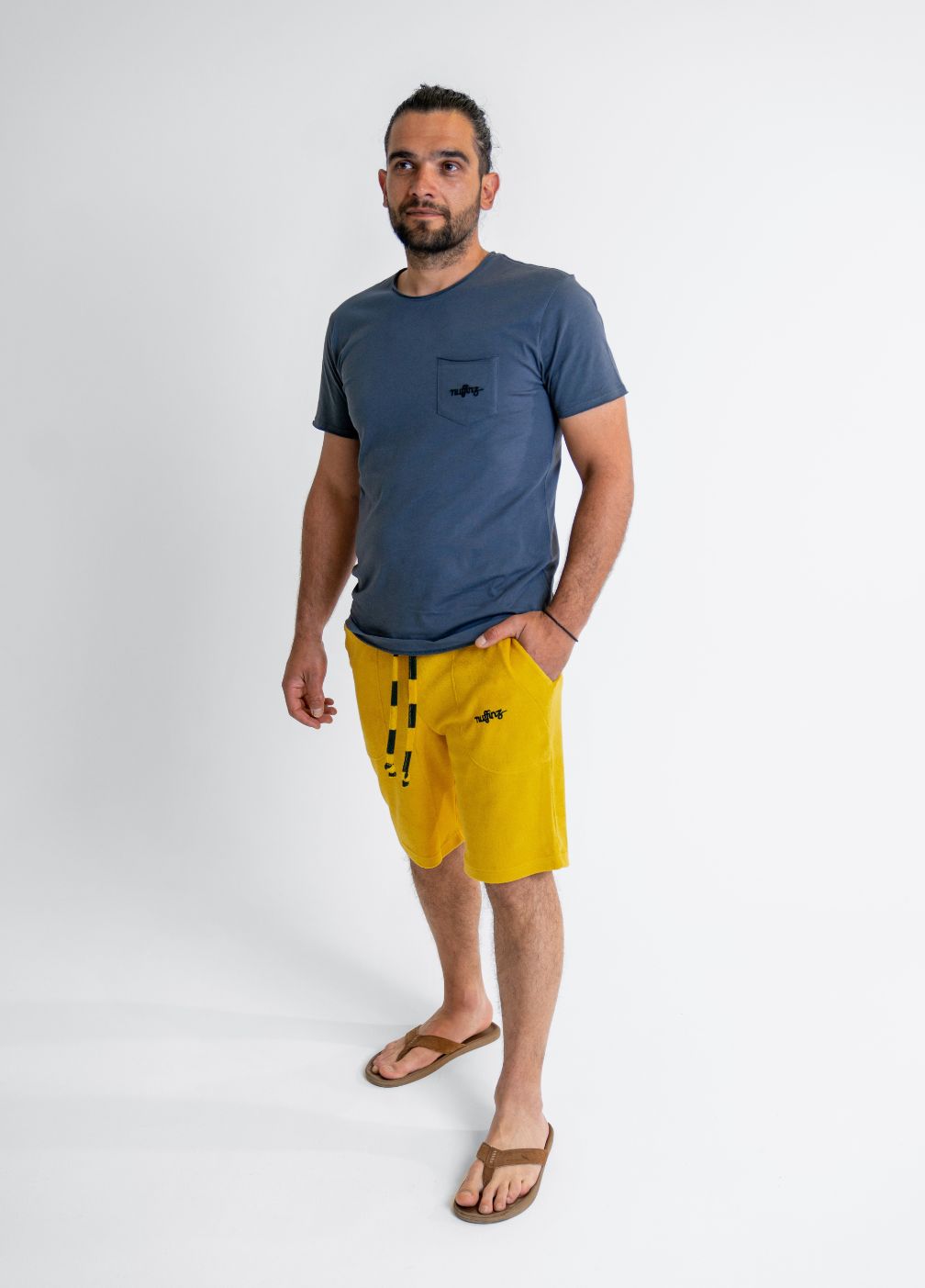 NUGGET GOLD TOWEL SHORTS