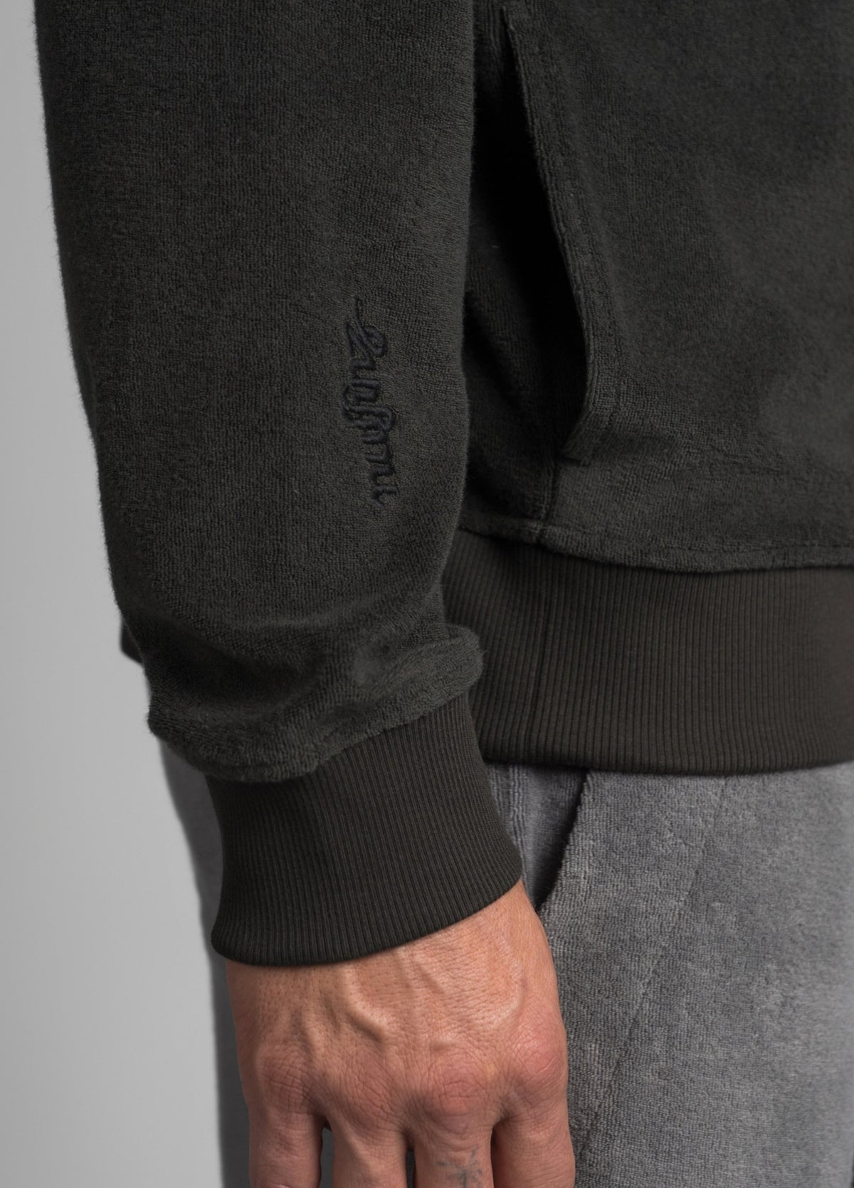 UNEXPLORED TOWEL ZIP HOODIE