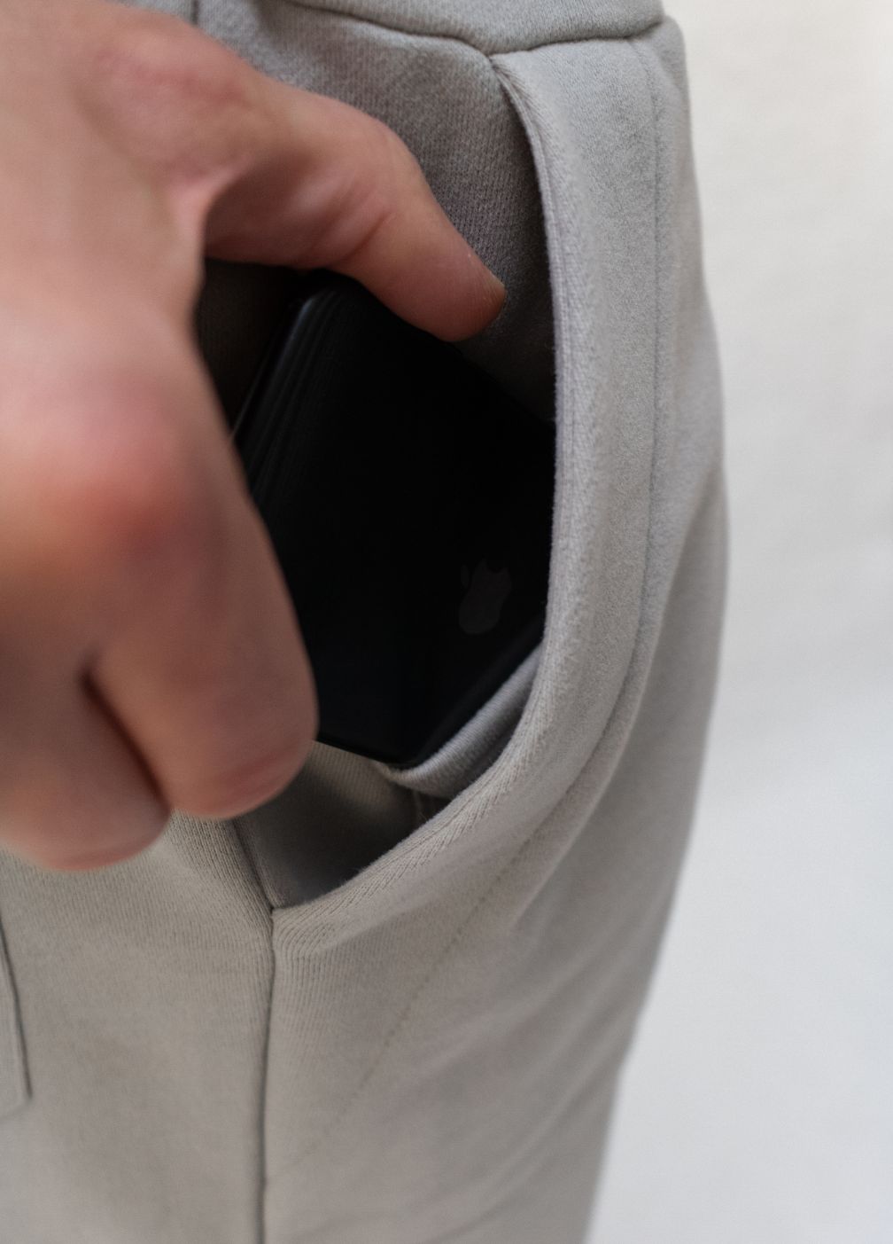 GHOST GREY SOLID PANTS