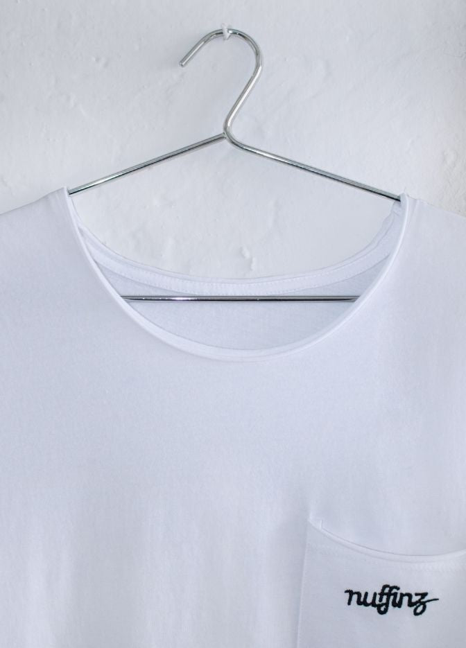 nuffinz shorts shirt new pope white collar