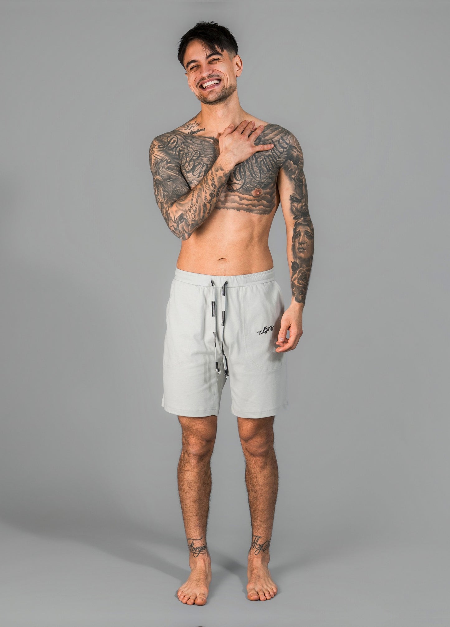 MIRAGE GREY PYJAMA SHORTS