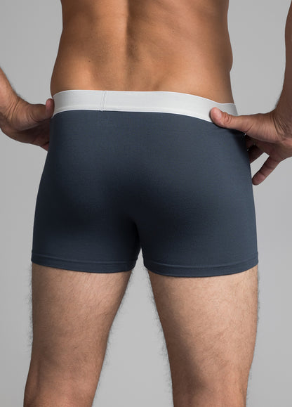 NAVY MODAL BOXER SHORTS