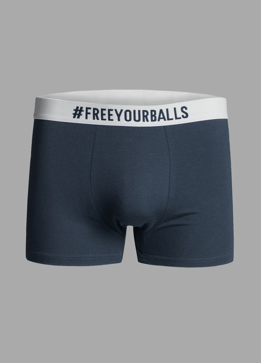 NAVY MODAL BOXER SHORTS