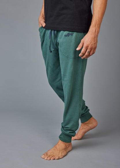 MALLARD GREEN SOLID PANTS