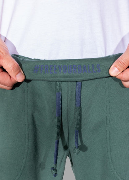 MALLARD GREEN SOLID PANTS