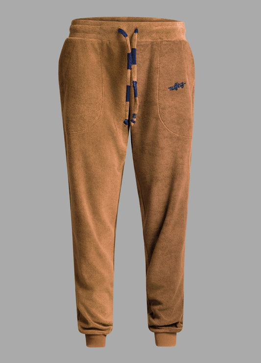 TOBACCO BROWN TOWEL PANTS
