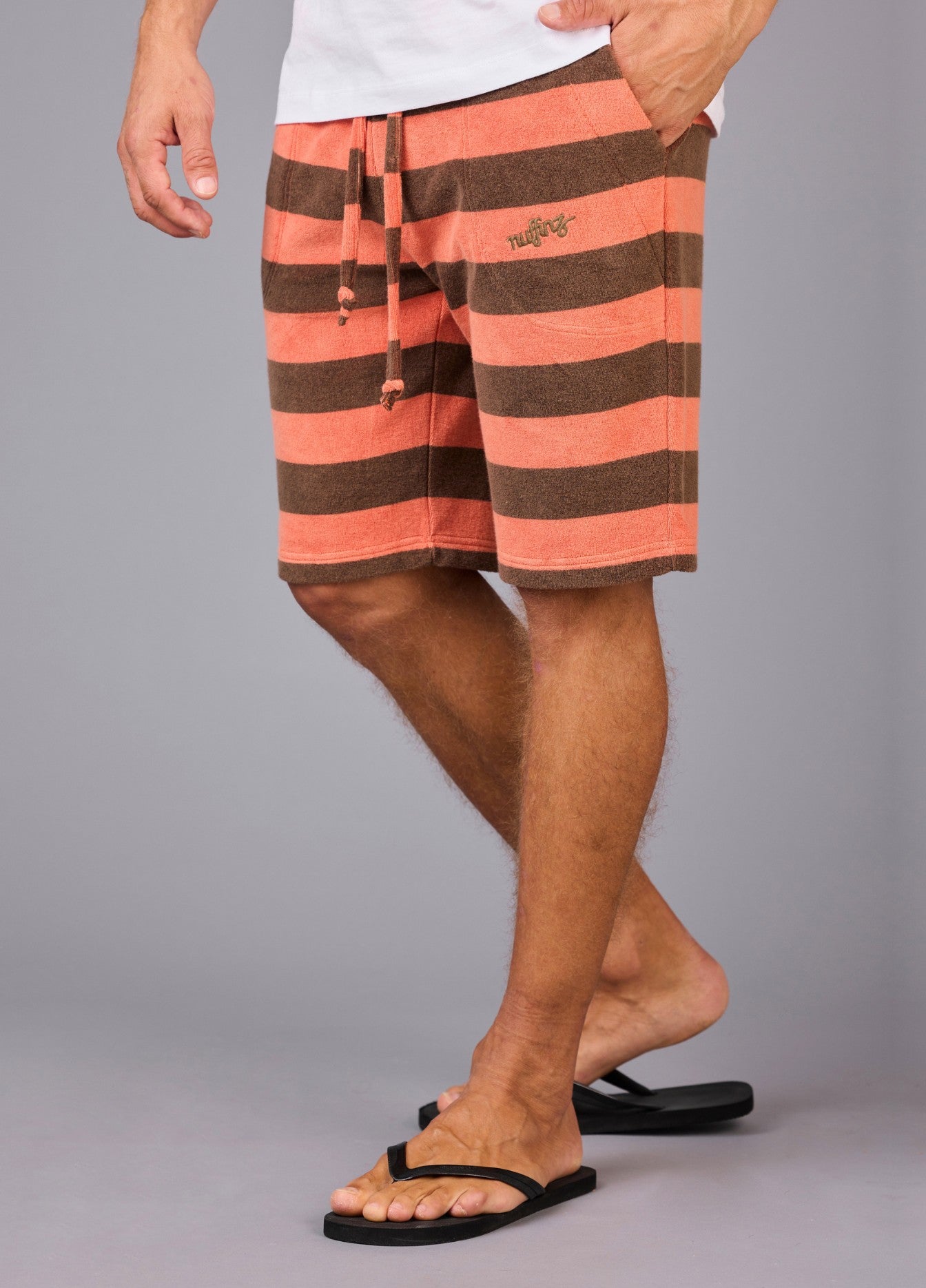 Smokey Olive Terry Shorts ST - Comfortable Shorts for Men – nuffinz