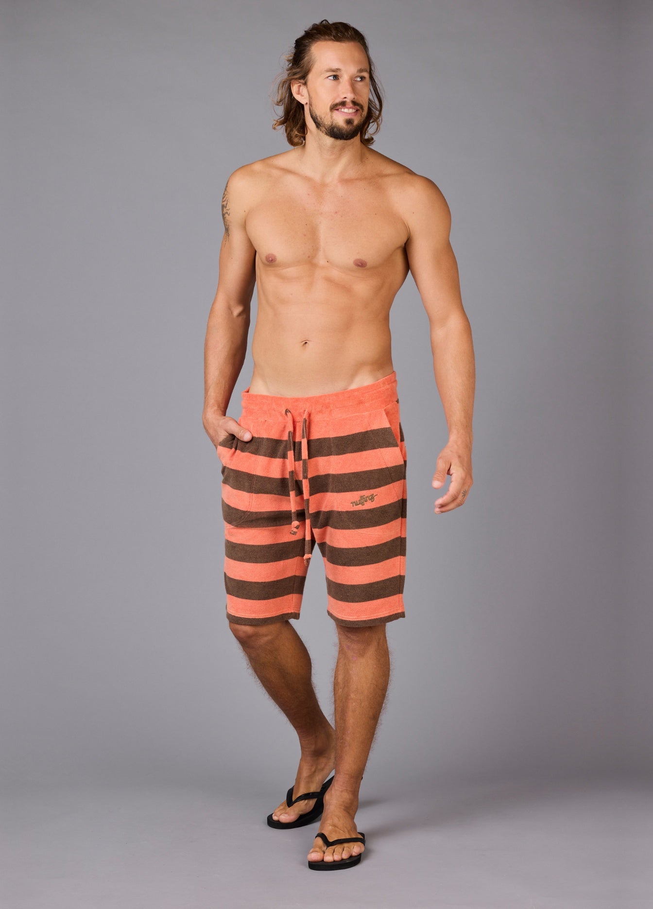 Smokey Olive Terry Shorts ST - Comfortable Shorts for Men – nuffinz
