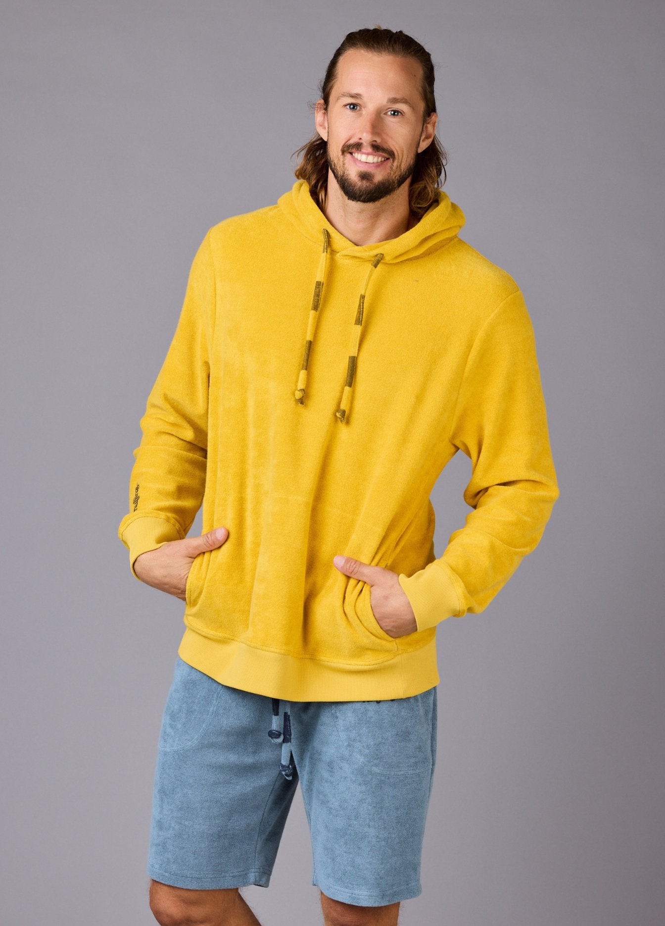 NUGGET GOLD TOWEL HOODIE