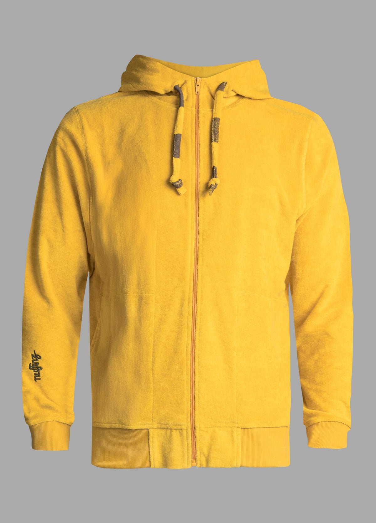 NUGGET GOLD TOWEL ZIP HOODIE