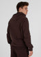 nuffinz the longs hoodie chocolate plum organic cotton back