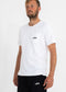 nuffinz menswear- t shirts - new pope white t-shirt - 100% organic cotton - carbonized - white