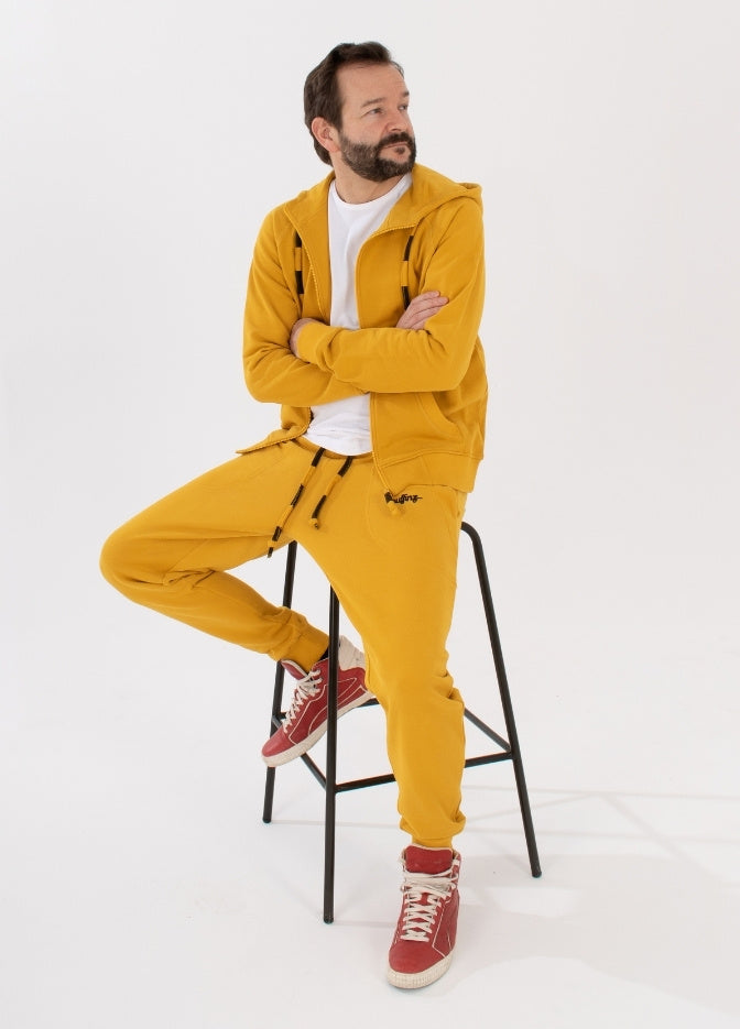 Nuffinz Zip Hoodie Nugget Gold Organic Cotton mens fashion