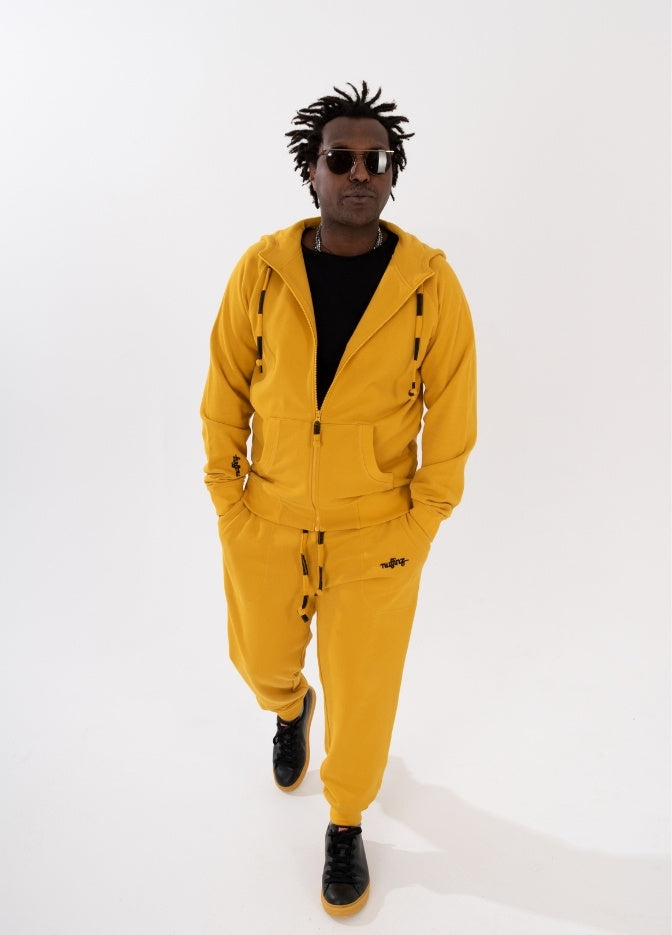 Nuffinz Zip Zipper Hoodie Nugget Gold Organic Cotton mens fashion 